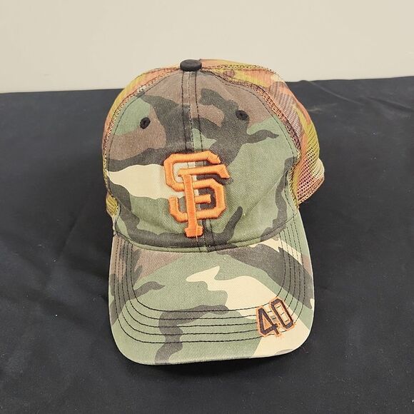 San Francisco Giants Madison Bumgarner #40 Limited Edition Camo Mesh Hat - Picture 1 of 9